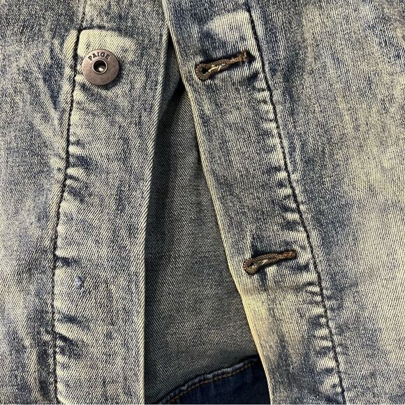 Paige Mens LAFFERTY SCOUT DENIM JACKET IN BLUE Size Large NWT - Picture 7 of 8